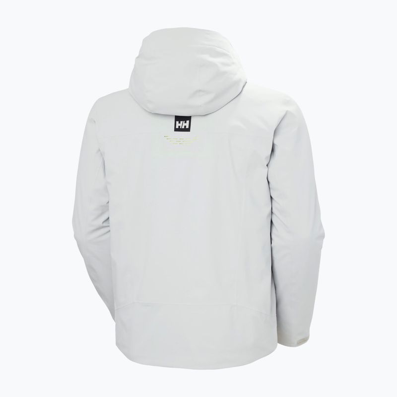 Herren-Skijacke Helly Hansen Alpha Lifaloft grey fog 10