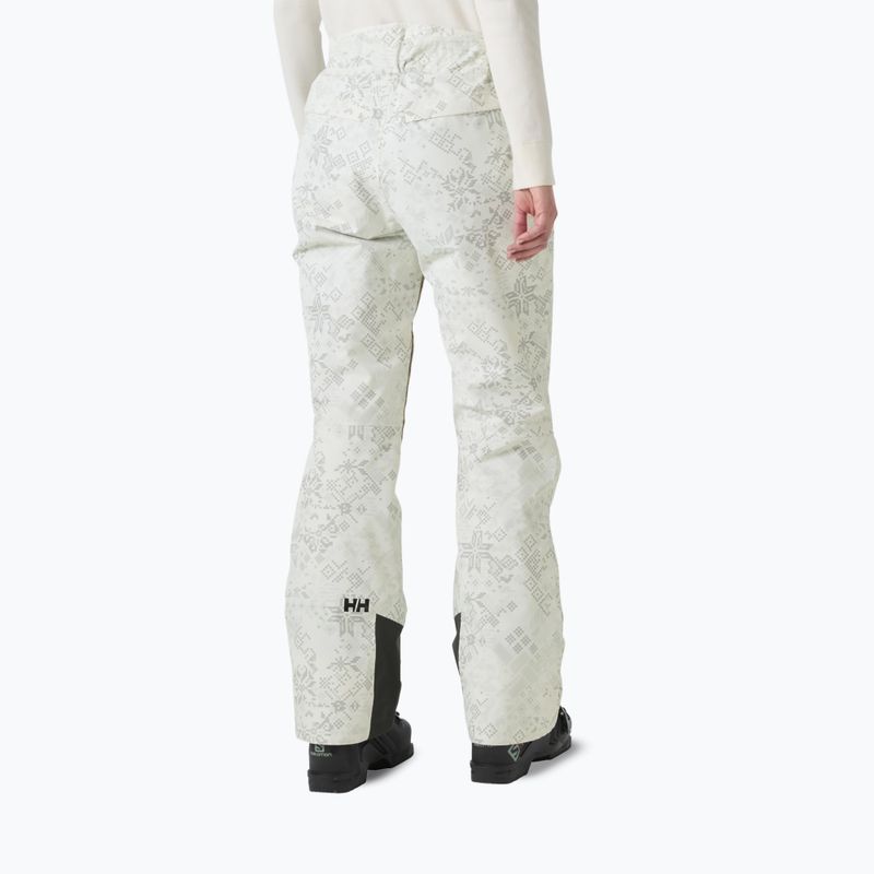 Damen Skihose Helly Hansen Legendary Insulated cream new nordic aop 2
