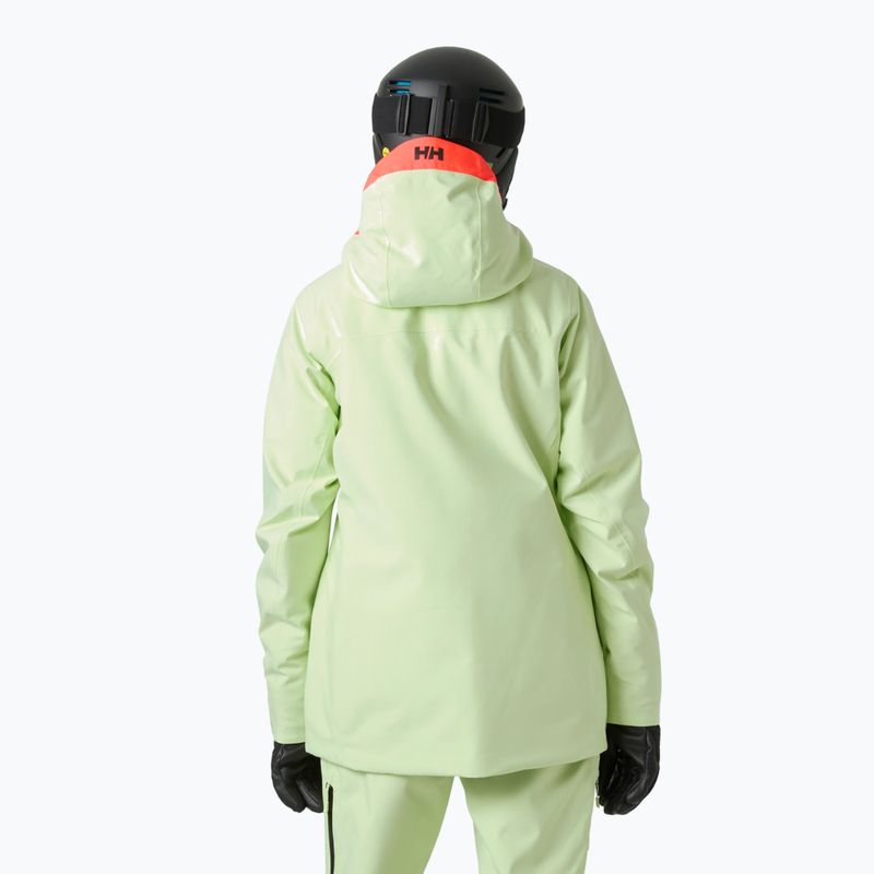 Damen-Skijacke Helly Hansen Powderqueen 3.0 washed lime 2