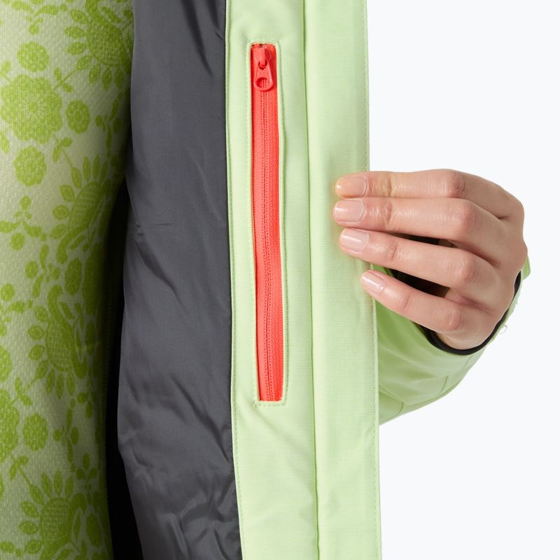 Damen-Skijacke Helly Hansen Powderqueen 3.0 washed lime 10