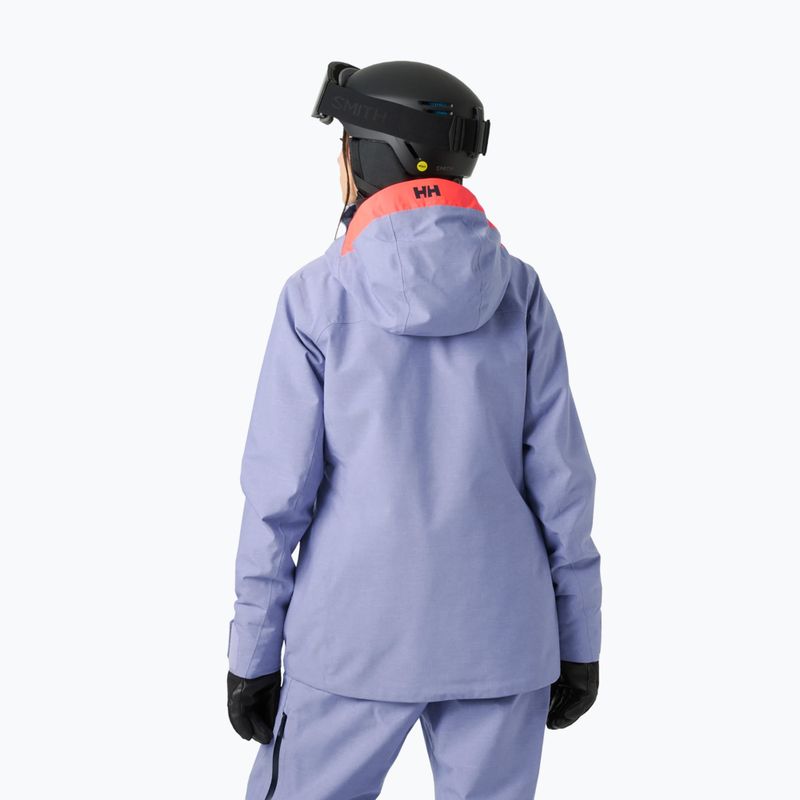Damen-Skijacke Helly Hansen Powderqueen 3.0 bright lavender 2