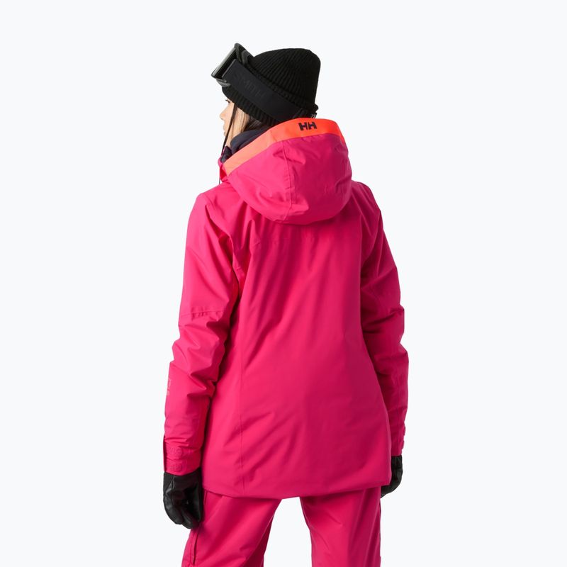 Damen-Skijacke Helly Hansen Powshot cranberry 2