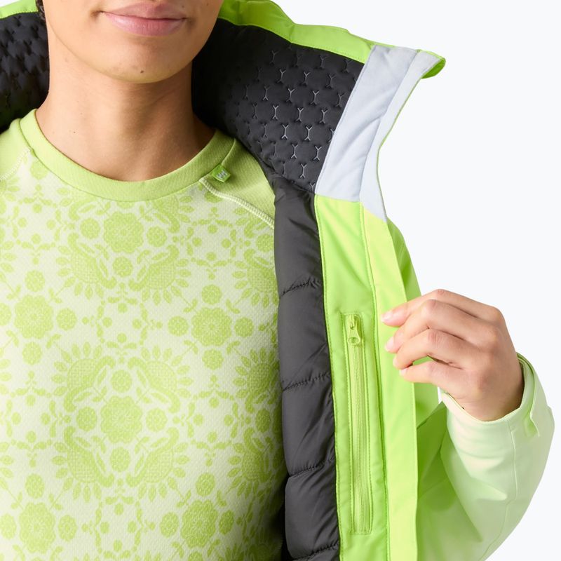 Damen-Skijacke Helly Hansen Alphelia luminous green 9