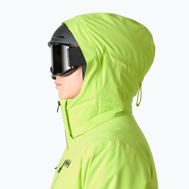 Herren-Skijacke Helly Hansen Alpha 4.0 luminous green 3