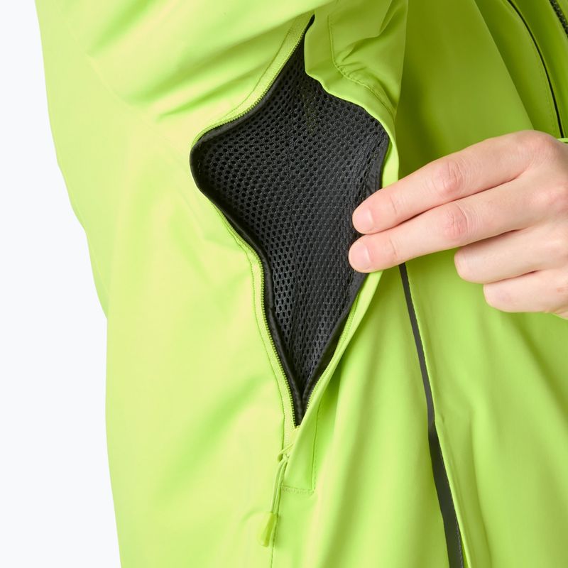 Herren-Skijacke Helly Hansen Alpha 4.0 luminous green 5
