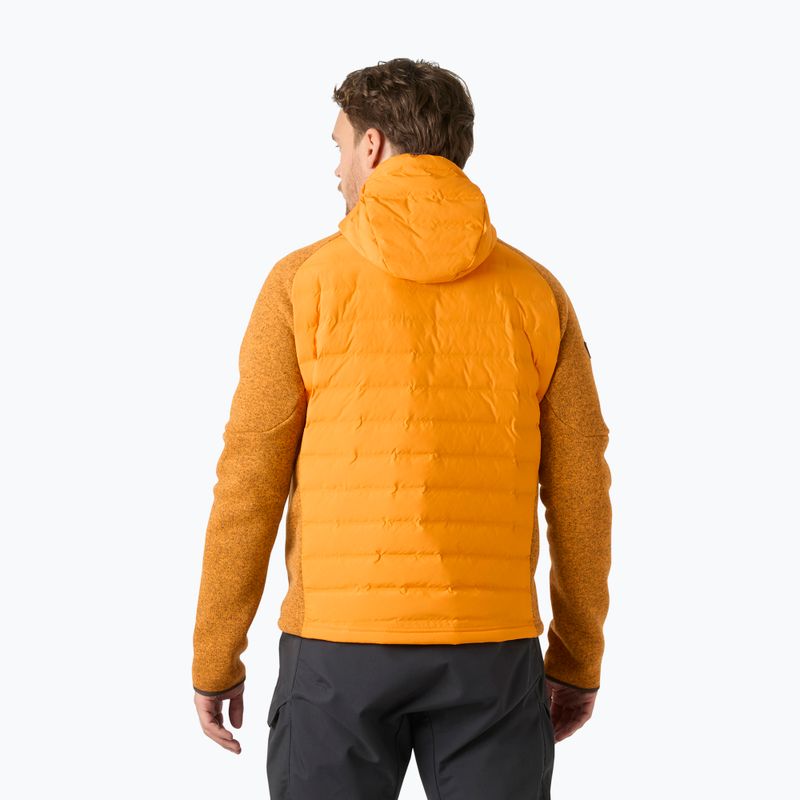 Herren-Hybridjacke Helly Hansen Skagen Hybrid Knit Insulator ignite orange 2