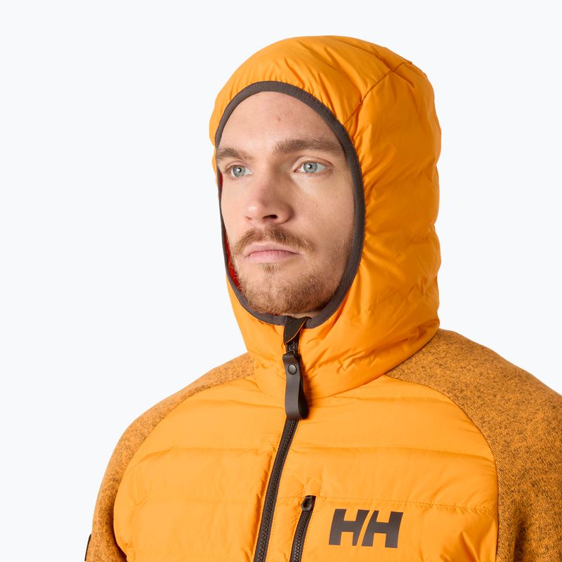 Herren-Hybridjacke Helly Hansen Skagen Hybrid Knit Insulator ignite orange 3