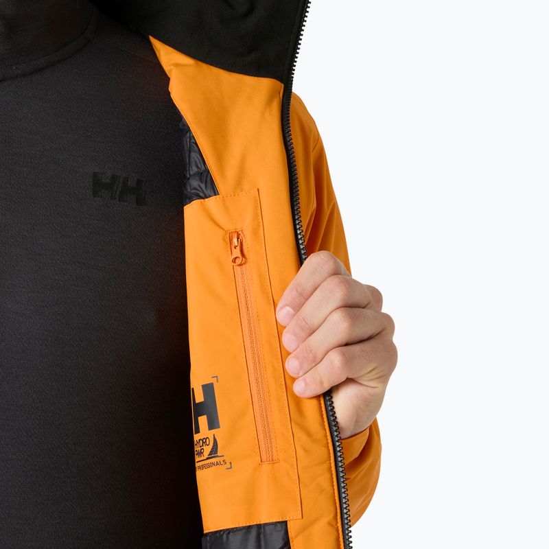 Herren-Segeljacke Helly Hansen HP Racing Lifaloft Hood ignite orange 7