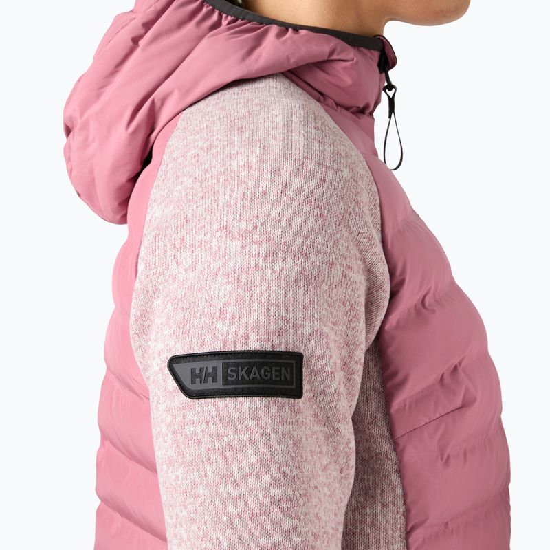 Damen-Hybridjacke Helly Hansen Skagen Hybrid Knit Insulator wildberry 4
