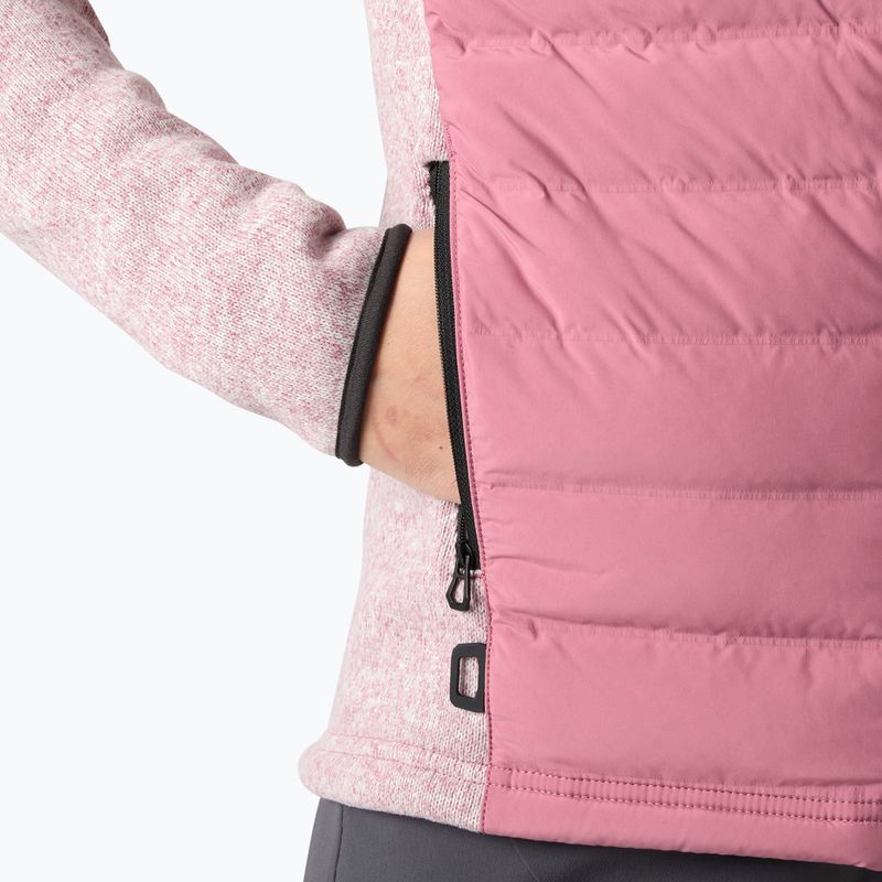 Damen-Hybridjacke Helly Hansen Skagen Hybrid Knit Insulator wildberry 5