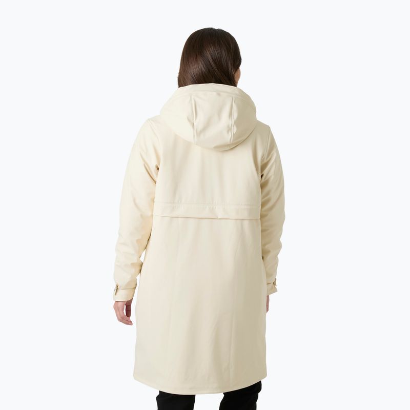 Damen Regenmantel Helly Hansen Moss Ins Pu Coat cream 2