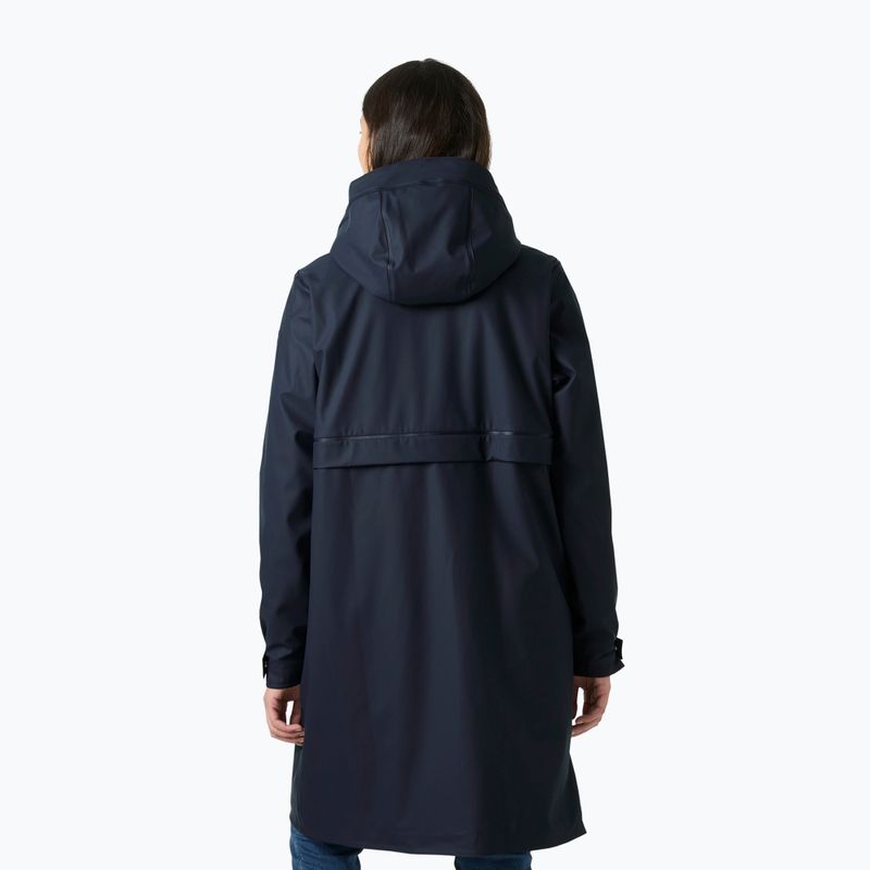 Damen Regenmantel Helly Hansen Moss Ins Pu Coat navy 2