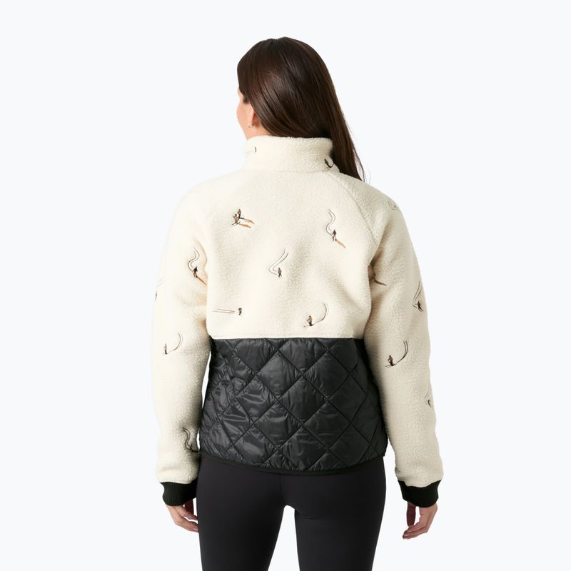 Damen-Hybridjacke Helly Hansen Bliss Hybrid cream skiers embroidery 2