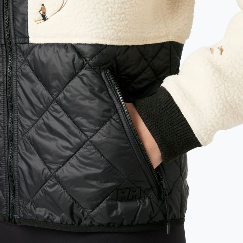 Damen-Hybridjacke Helly Hansen Bliss Hybrid cream skiers embroidery 4