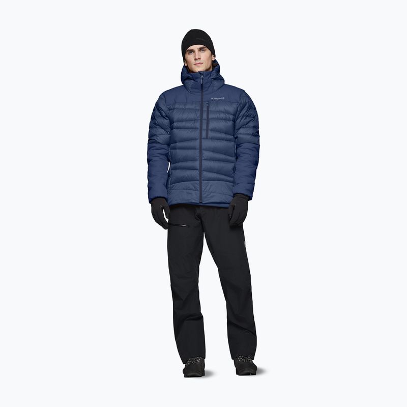 Herren-Daunenjacke NORRONA Falketind Down 750 Zip Hood indigo night 2
