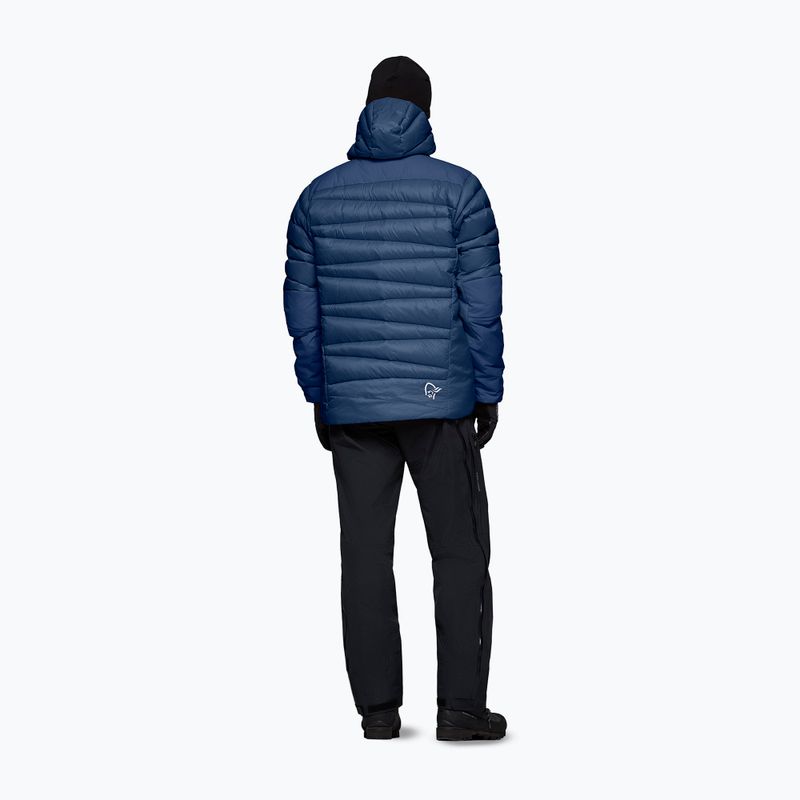 Herren-Daunenjacke NORRONA Falketind Down 750 Zip Hood indigo night 3
