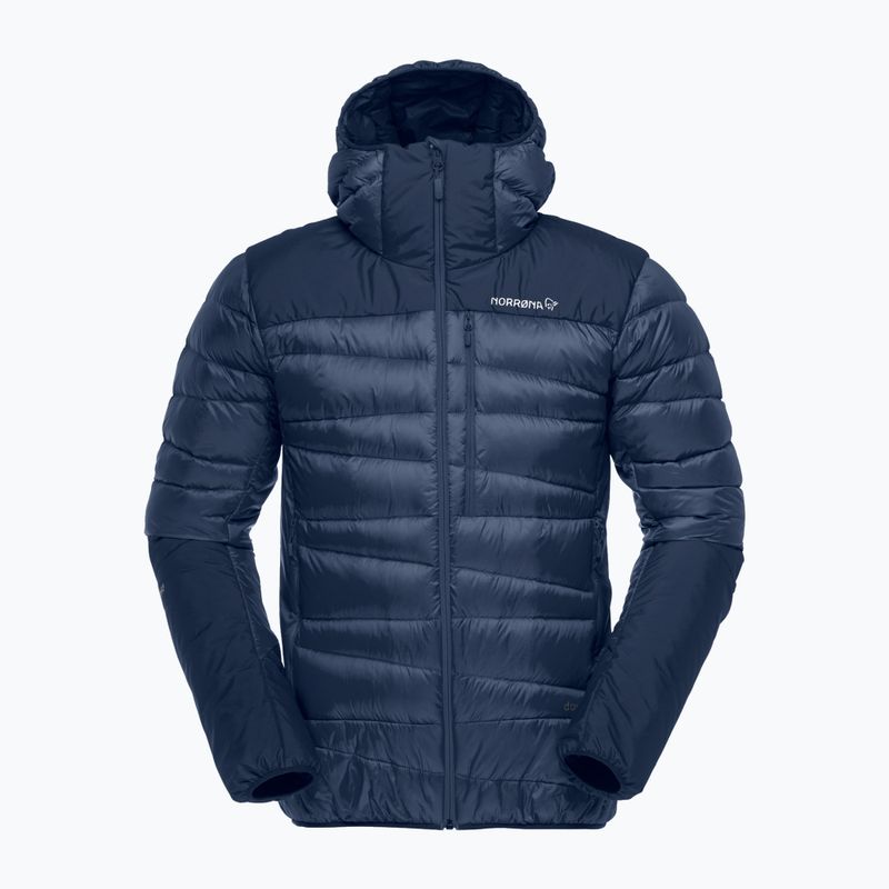 Herren-Daunenjacke NORRONA Falketind Down 750 Zip Hood indigo night 5
