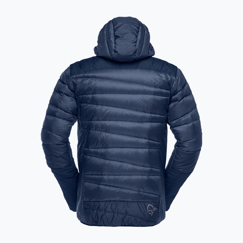 Herren-Daunenjacke NORRONA Falketind Down 750 Zip Hood indigo night 6