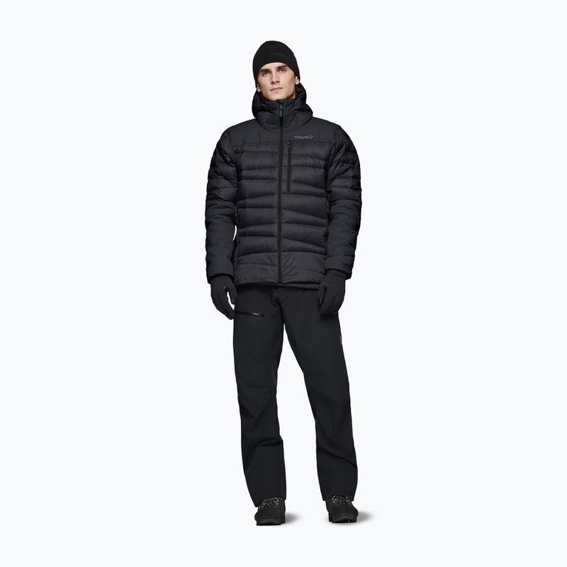 Herren-Daunenjacke NORRONA Falketind Down 750 Zip Hood caviar black 2