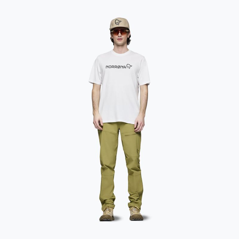 Herren-Shirt NORRONA Cotton Viking pure white 2