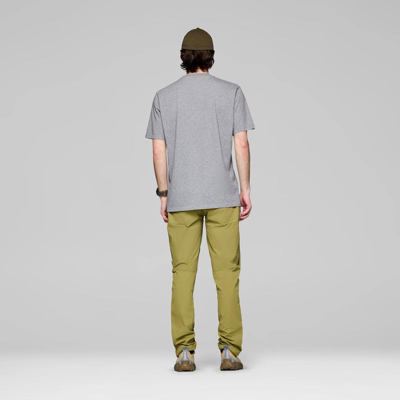 Herren-Shirt NORRONA Cotton Viking grey melange/caviar 3