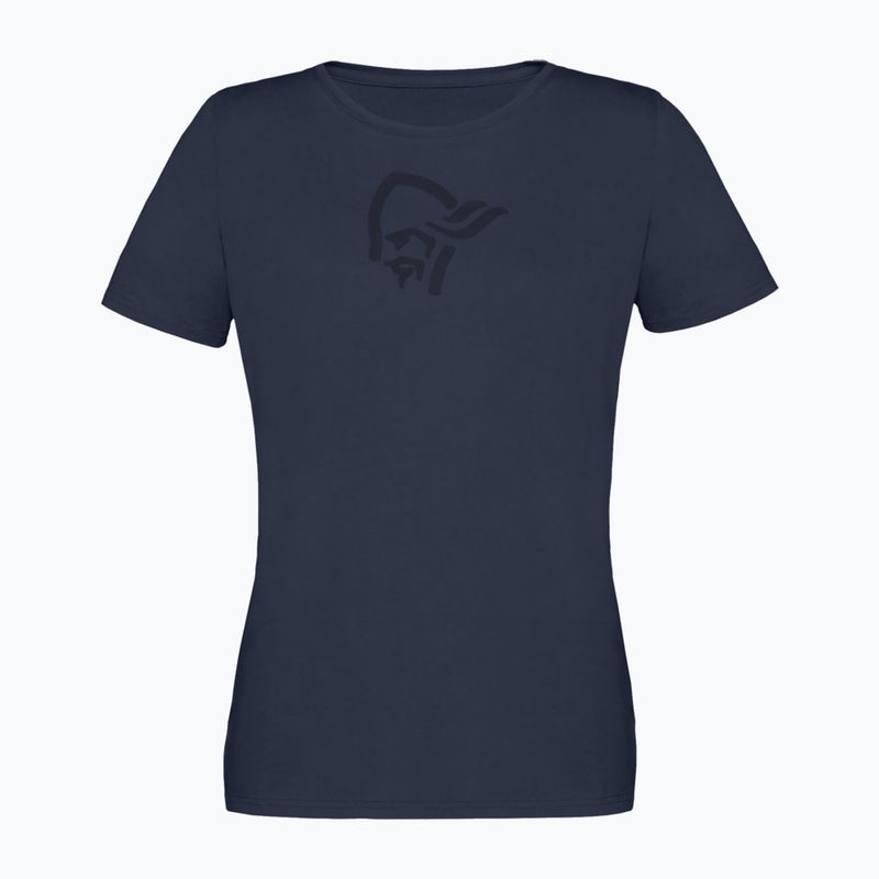 Damen-T-Shirt NORRONA Cotton Viking indigo night/sky captain 4