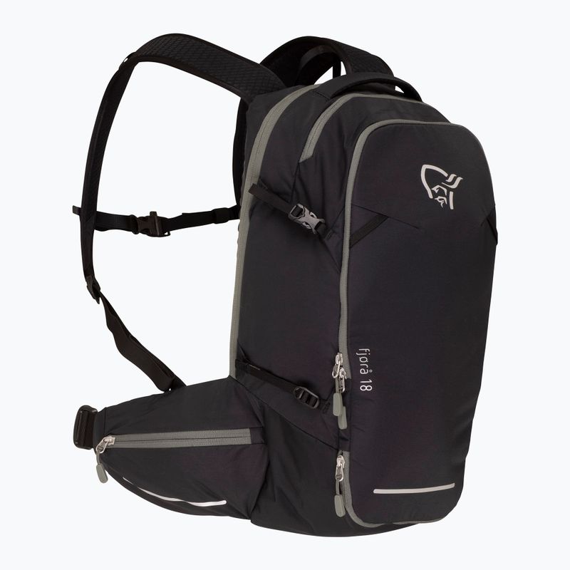 Trekkingrucksack NORRONA Fjørå Econyl195 18 l caviar black 2