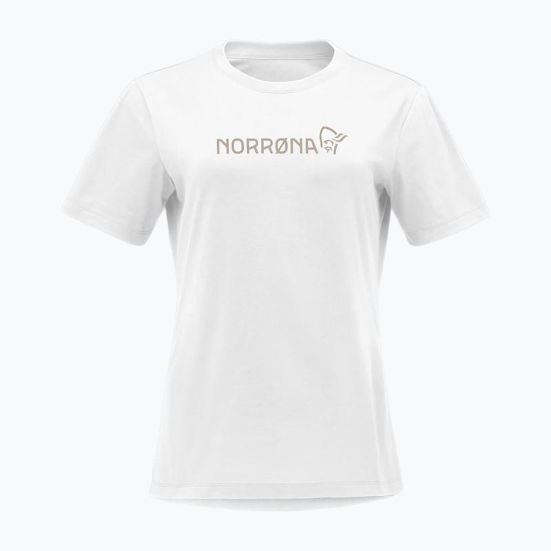 Damen-T-Shirt NORRONA Cotton Viking pure white 4