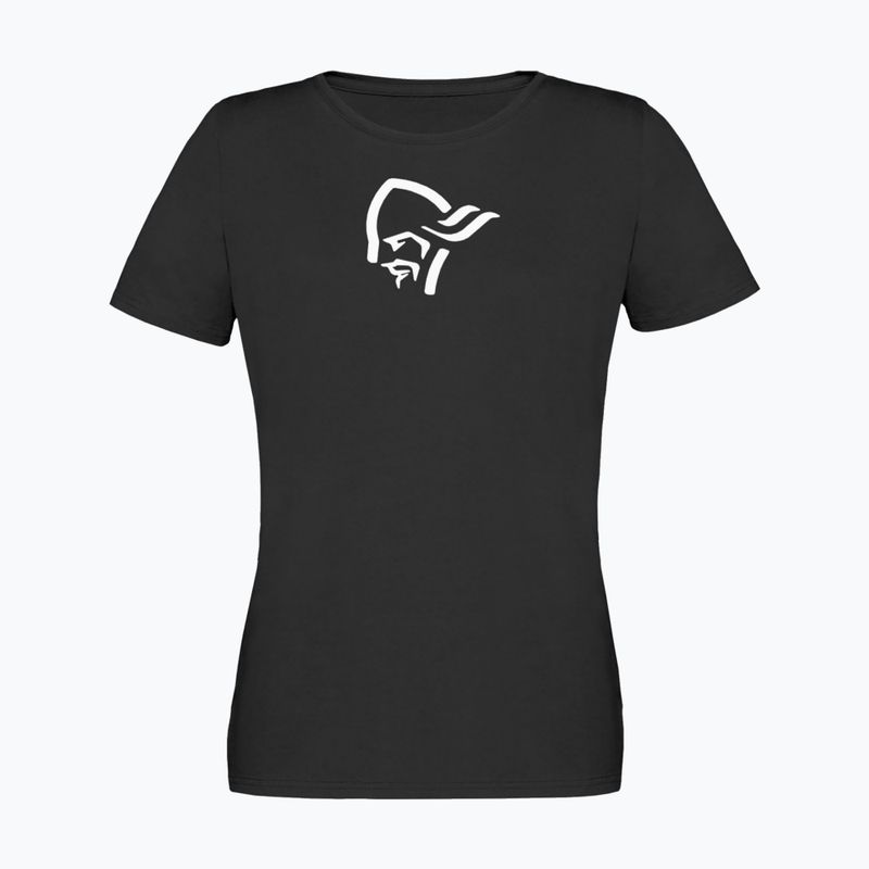 Damen-T-Shirt NORRONA Cotton Viking caviar black 4
