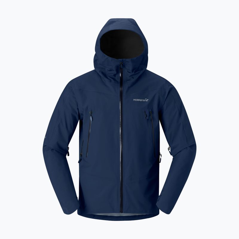 Herren-Regenjacke NORRONA Falketind Gore-Tex indigo night 4