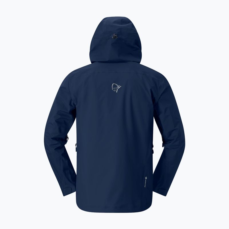 Herren-Regenjacke NORRONA Falketind Gore-Tex indigo night 5