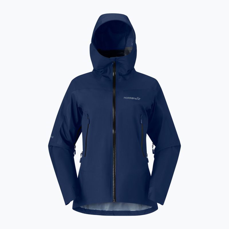Damen-Regenjacke NORRONA Falketind Gore-Tex indigo night 5