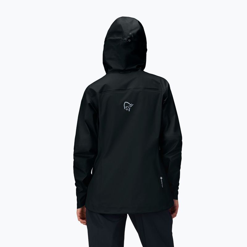 Damen-Regenjacke NORRONA Falketind Gore-Tex cavlar black 3