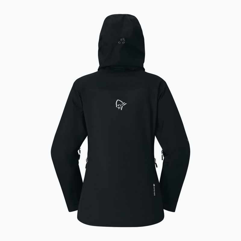 Damen-Regenjacke NORRONA Falketind Gore-Tex cavlar black 8
