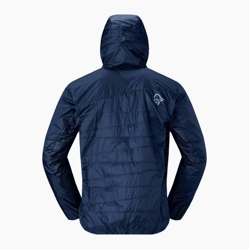 Gefütterte Herrenjacke NORRONA Faketind Thermo40 Zip Hoodie indigo night 5