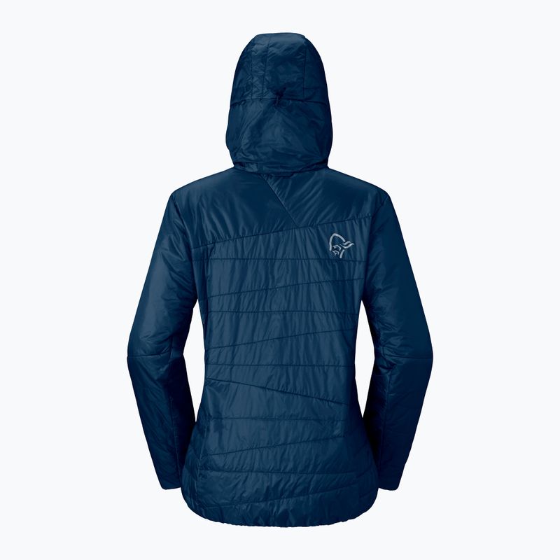 Gefütterte Damenjacke NORRONA Faketind Thermo40 Zip Hoodie indigo night 5