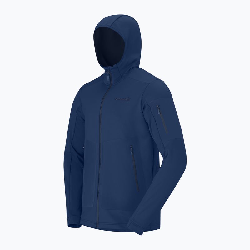 Herren-Trekkingsweatshirt NORRONA Falketind Warm2 Stretch Hood indigo night 7