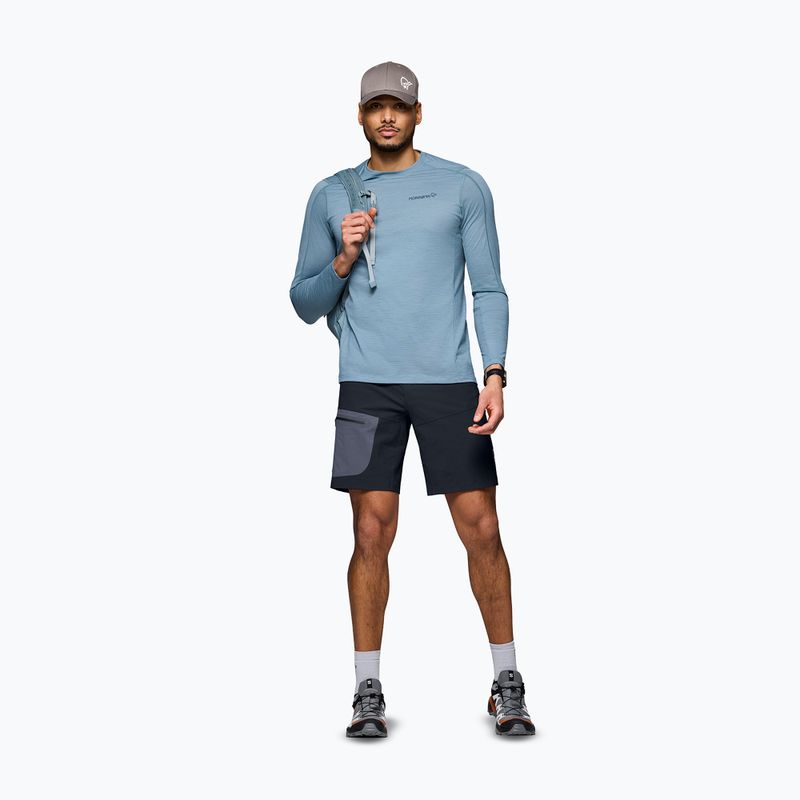 Herren-Trekkingshorts NORRONA Falketind Flex 1 Light caviar black 2