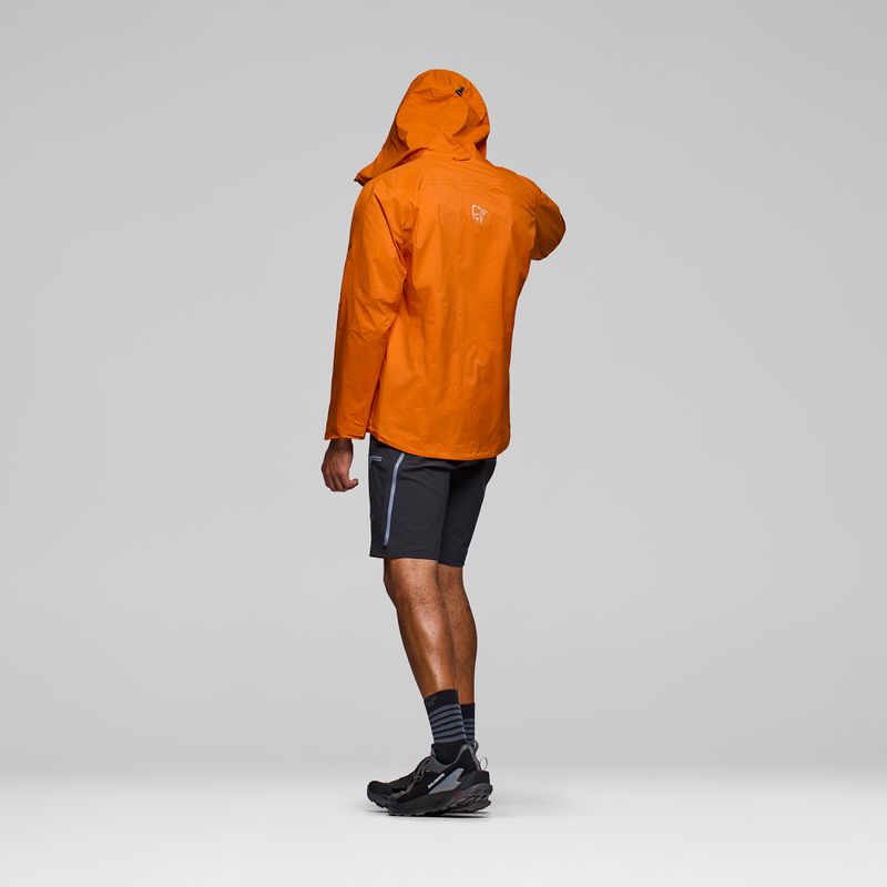 Herren-Regenjacke NORRONA Falketind Dri1 gold flame 3