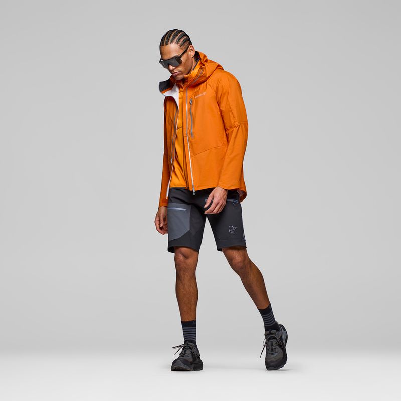 Herren-Regenjacke NORRONA Falketind Dri1 gold flame 4