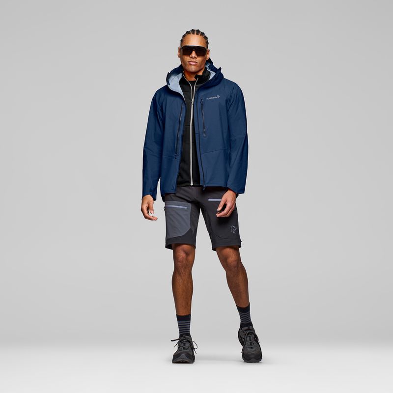 Herren-Regenjacke NORRONA Falketind Dri1 indigo night 2