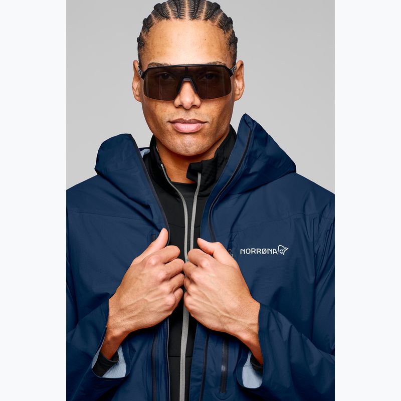 Herren-Regenjacke NORRONA Falketind Dri1 indigo night 5