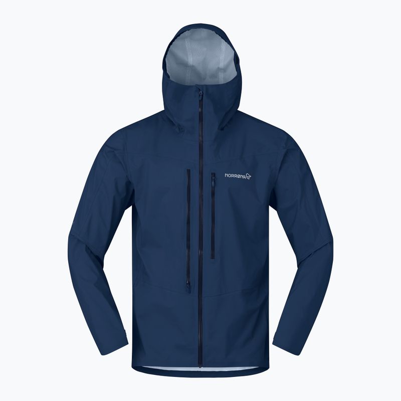 Herren-Regenjacke NORRONA Falketind Dri1 indigo night 6