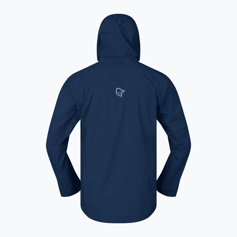 Herren-Regenjacke NORRONA Falketind Dri1 indigo night 7