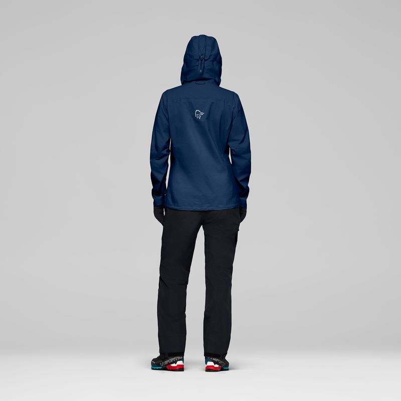 Regenjacke Damen NORRONA Falketind Dri1 indigo night 3