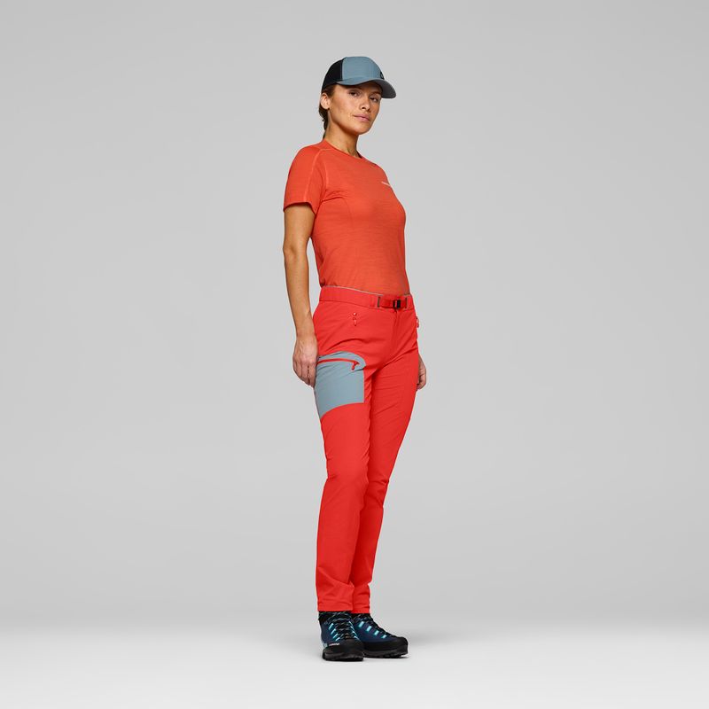 Trekkinghose Damen NORRONA Falketind Flex1 Light aura orange 4