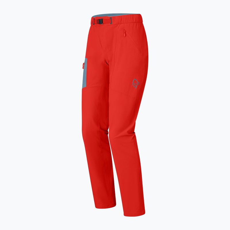 Trekkinghose Damen NORRONA Falketind Flex1 Light aura orange 8