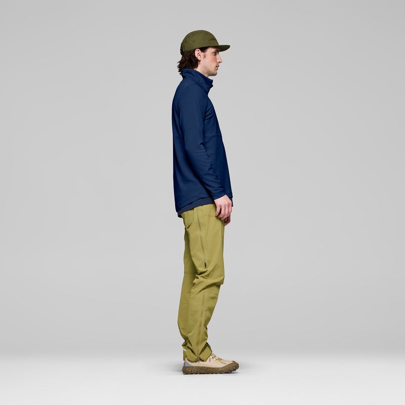 Herren-Trekkingsweatshirt NORRONA Femund Warm1 Zip Neck indigo night 4