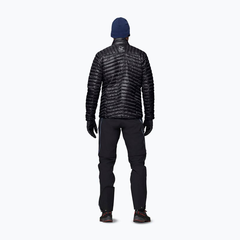 Herren-Daunenjacke NORRONA Trollveggen Down800 Super Light caviar black 3