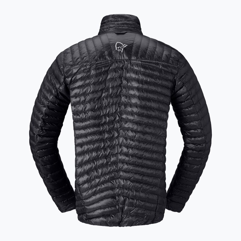 Herren-Daunenjacke NORRONA Trollveggen Down800 Super Light caviar black 6